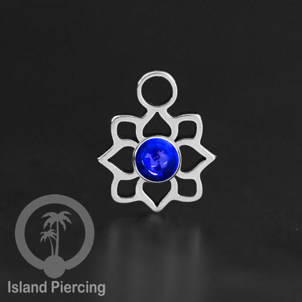 Body Jewelry Charm, Liontin kecil, Stainless charm, bracelet charm, warna silver dengan epoxy.