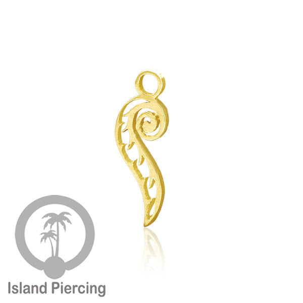Jewelry Charm, Liontin stainless kecil, steel charm, Liontin perhiasan anting, warna gold.