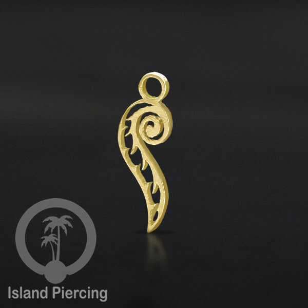 Jewelry Charm, Liontin stainless kecil, steel charm, Liontin perhiasan anting, warna gold.
