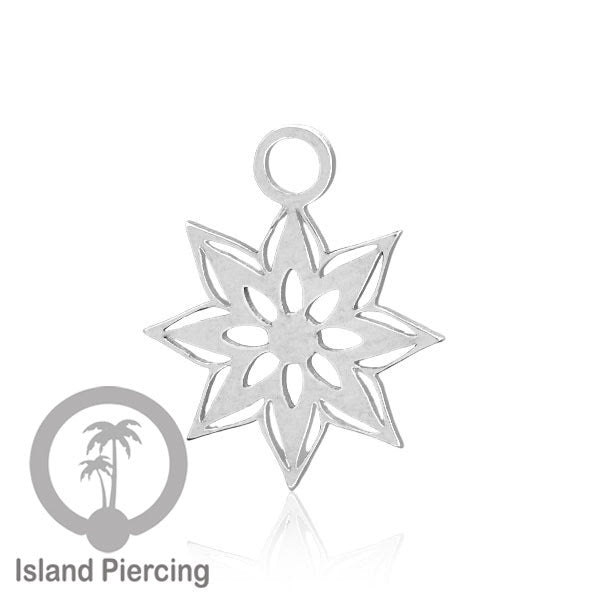 Body Jewelry Charm, liotin kecil, Stainless charm, steel charm, bracelet charm, warna silver.