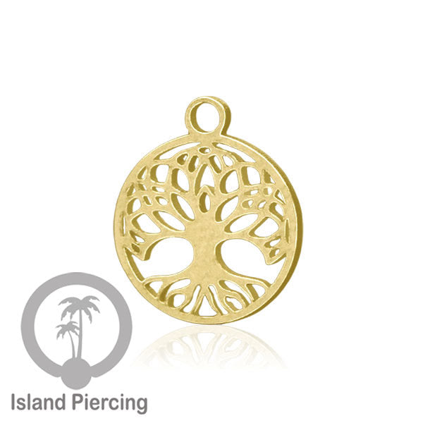 Body Jewelry Charm, liotin kecil, Stainless charm, steel charm, bracelet charm, warna gold.