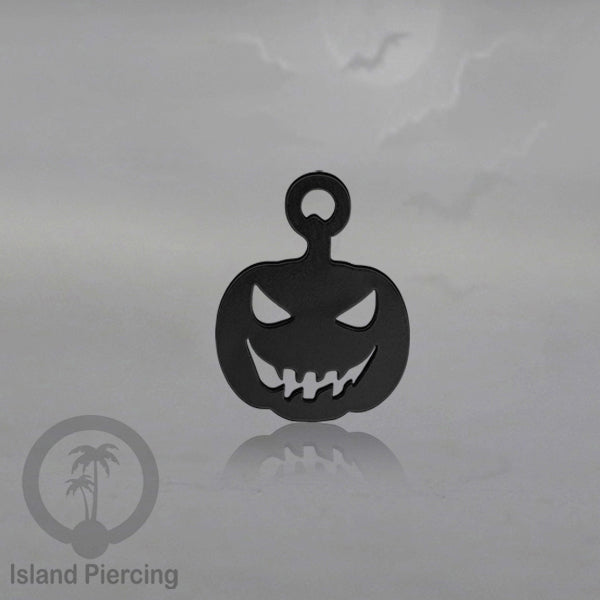 Body Jewelry Charm Stainless Liotin model Halloween Gothic jewelry warna hitam, tengkorak sihir peti...