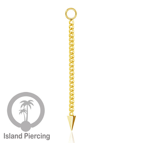 Body Jewelry Charm Chain bisa dekorasi Tindik Perhiasan lain warna gold