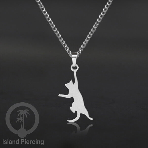 Kalung Liontin manis Stainless warna silver, motif Mandala, Naga, Hati, Ohm, Kucing, Pentagram, Steel Necklace Charm