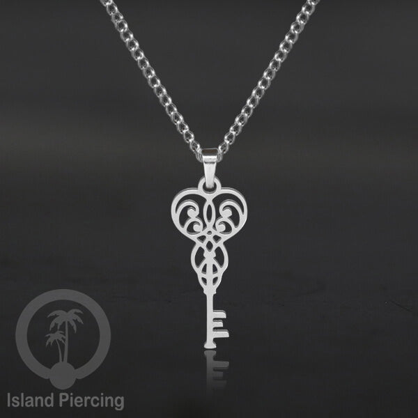 Perhiasan Stainless Kalung Liontin kecil warna Gold motif Bunga, Dragonfly, Kunci, Fairy, Butterfly, Spider