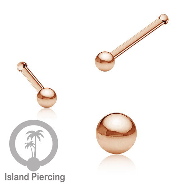 Nose pin piercing jewelry perhIasan hidung warna silver, gold dan rose gold