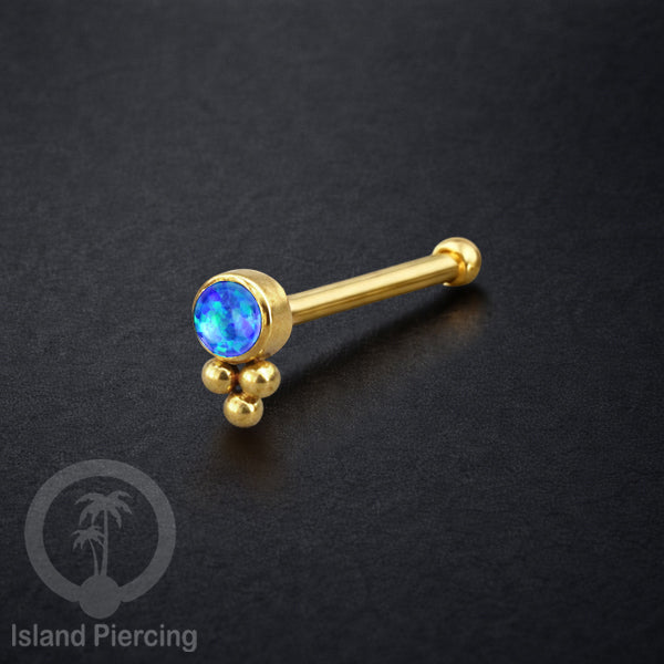 Nose Pin Piercing Jewelry Perhiasan Hidung banyak variasi warna gold dengan Kristal dan Batu