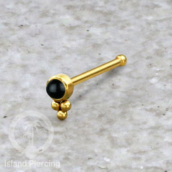 Nose Pin Piercing Jewelry Perhiasan Hidung banyak variasi warna gold dengan Kristal dan Batu