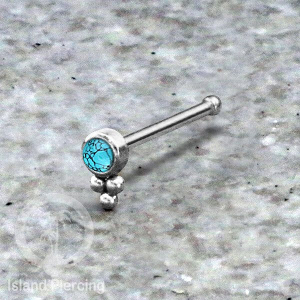 Nose Pin Piercing Jewelry Perhiasan Hidung banyak variasi warna silver dengan Kristal dan Batu