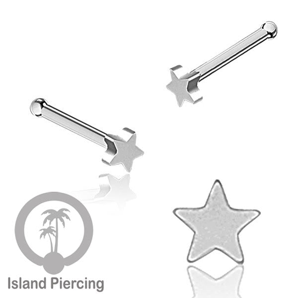 Nose Pin Piercing Jewelry Perhiasan Hidung banyak model istimewa warna silver