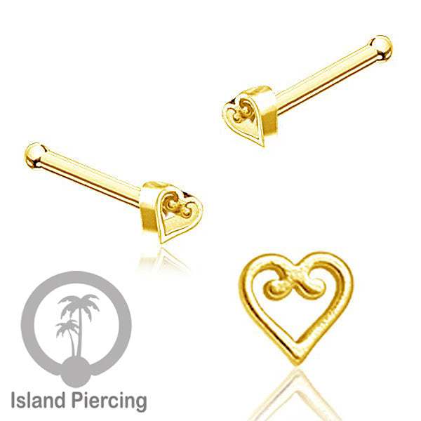 Nose Pin Piercing Jewelry Perhiasan Hidung banyak model istimewa warna gold