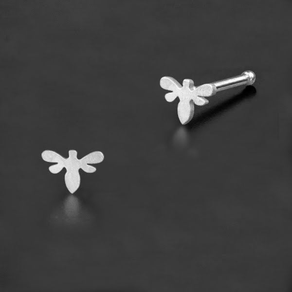 Nose Pin Piercing Jewelry Perhiasan Hidung warna silver banyak pilihan desain popular