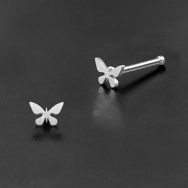 Nose Pin Piercing Jewelry Perhiasan Hidung warna silver banyak pilihan desain popular