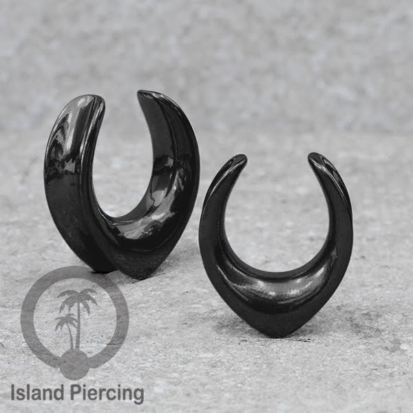 Anting Steel Ear-tunnel Body Jewelry Plug Stainless saddle style