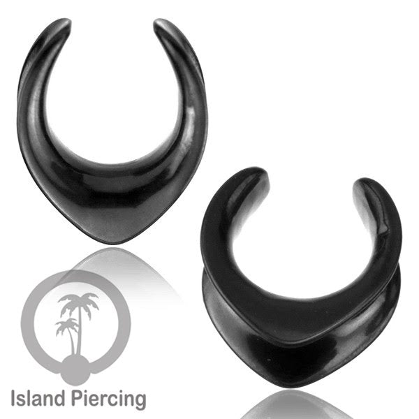 Anting Steel Ear-tunnel Body Jewelry Plug Stainless saddle style