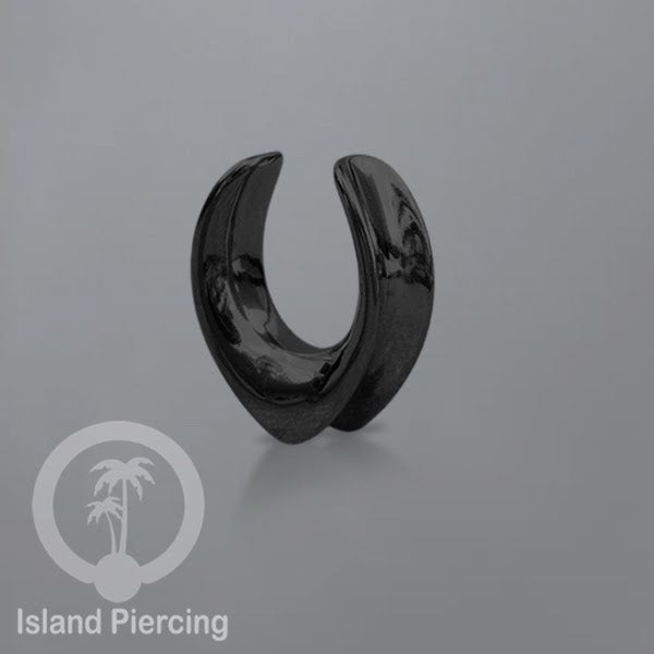 Anting Steel Ear-tunnel Body Jewelry Plug Stainless saddle style