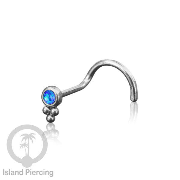 Dekoratif Nose screw Piercing Jewelry Stainless Perhiasan Hidung dengan banyak pilihan batu