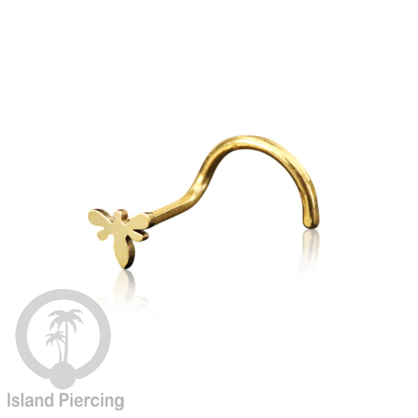Perhiasan Tindik Hidung Stainless Nose Piercing Jewelry warna gold banyak pilihan motif