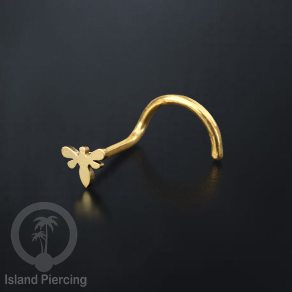 Perhiasan Tindik Hidung Stainless Nose Piercing Jewelry warna gold banyak pilihan motif