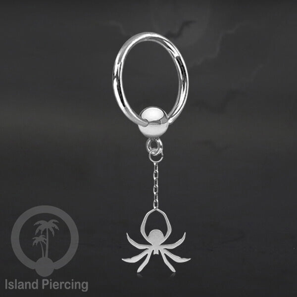 BCR Piercing Stainless warna silver Tindik model Gothic Halloween, Tengkorak, sihir, peti...