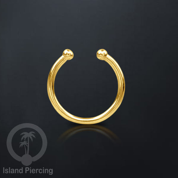 Desain polos Perhiasan Tindik Septum palsu, Perhiasan Hidung, Nose Piercing Jewelry tanpa lubang