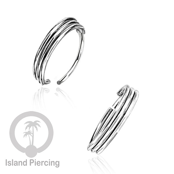 Nose Ring Piercing Jewelry Perhiasan Hidung banyak model keren warna silver