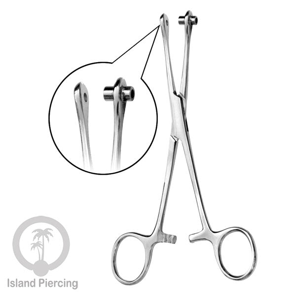 Alat Tindik Tang stainless untuk Studio body Piercing Profesional