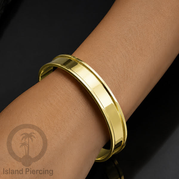 Gelang Tangan buatan Kuningan motif Bali ukuran kecil Bali style Brass Bangles