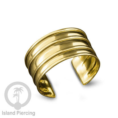 Gelang Tangan buatan Kuningan motif Bali ukuran besar Bali style Brass Bangles