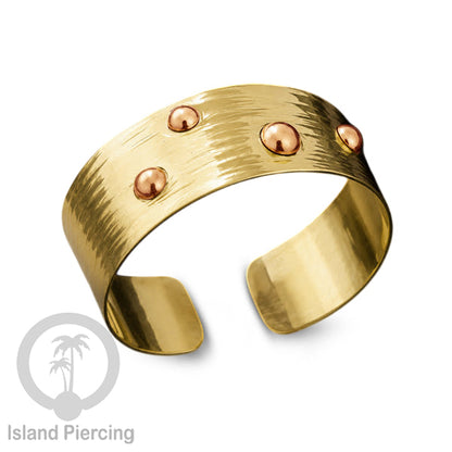 Gelang Tangan buatan Kuningan motif modern minimalis Plain style Brass Bangles
