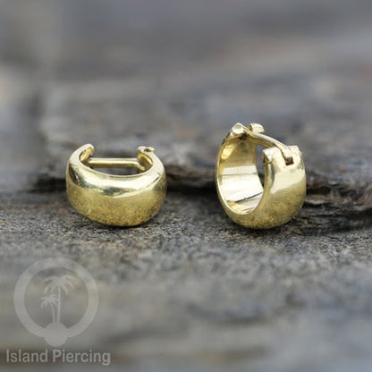 Anting-anting Kuningan ukuran kecil, Brass Ear-cuff Earrings 100% nickel free