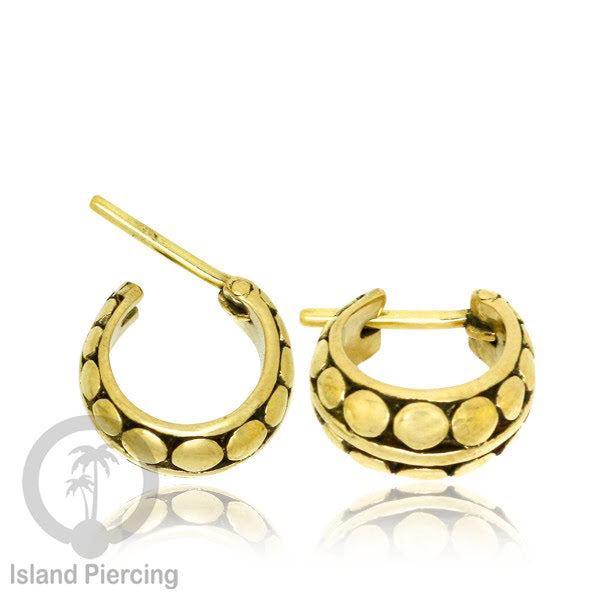 Anting-anting Kuningan ukuran kecil, Brass Ear-cuff Earrings 100% nickel free