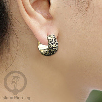 Anting-anting Kuningan ukuran kecil, Brass Ear-cuff Earrings 100% nickel free