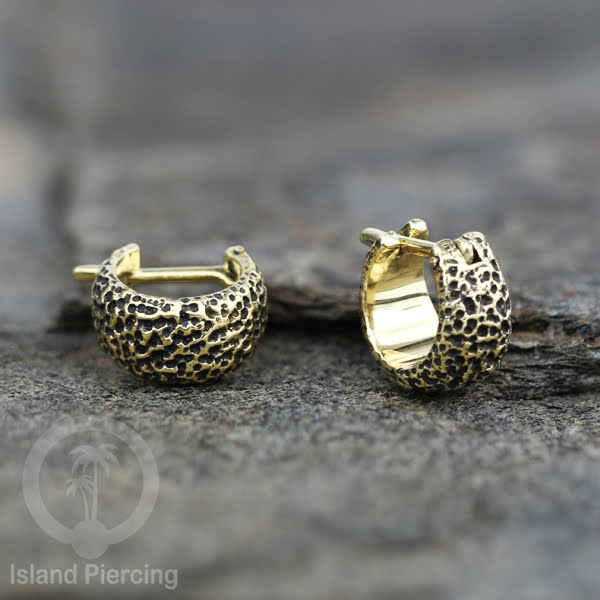 Anting-anting Kuningan ukuran kecil, Brass Ear-cuff Earrings 100% nickel free