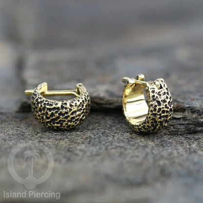 Anting-anting Kuningan ukuran kecil, Brass Ear-cuff Earrings 100% nickel free