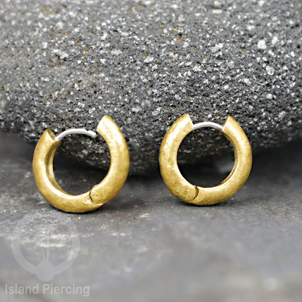 Anting-anting Kuningan ukuran kecil, Brass Ear-cuff Earrings 100% nickel free