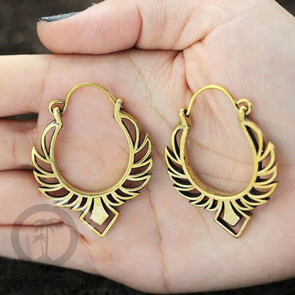 Aksesoris Anting Kuningan inspires Pulau Bali, 100% Nickel free Brass Earrings