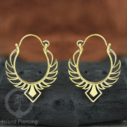 Aksesoris Anting Kuningan inspires Pulau Bali, 100% Nickel free Brass Earrings