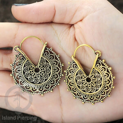 Aksesoris Anting Kuningan inspires Pulau Bali, 100% Nickel free Brass Earrings