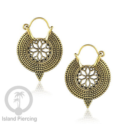 Aksesoris Anting Kuningan inspires Pulau Bali, 100% Nickel free Brass Earrings