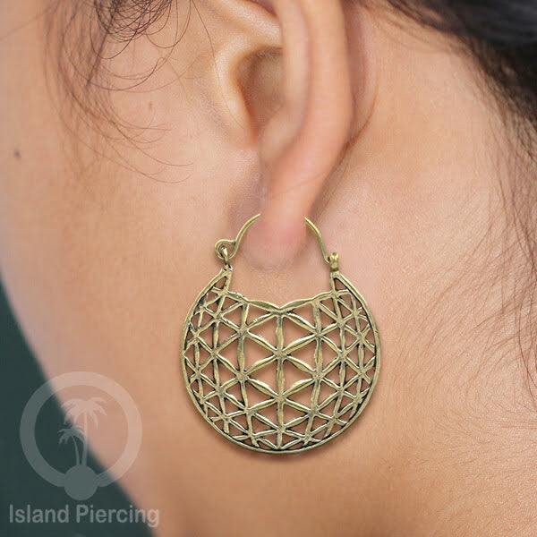 Brass Earrings, Anting Kuningan banyak motif bahan Kuningan Impor khusus Perhiasan.