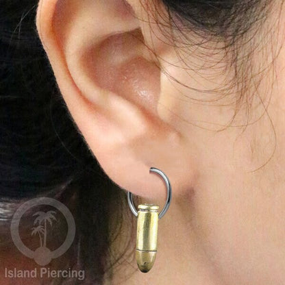 BCR piercing stainless dengan dekorasi kuningan banyak pilihan
