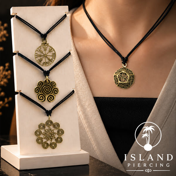 Kalung Liontin Kuningan motif yang istimewa Brass Pendant Necklace mix design