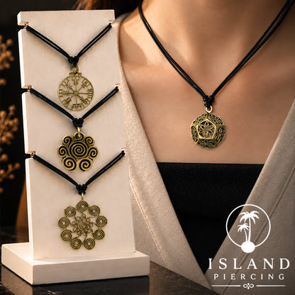 Kalung Liontin Kuningan motif yang istimewa Brass Pendant Necklace mix design