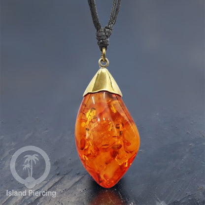 Kalung Liontin Kuningan Brass Pendant Necklace Buddha Gecko Amber Fatima Hand