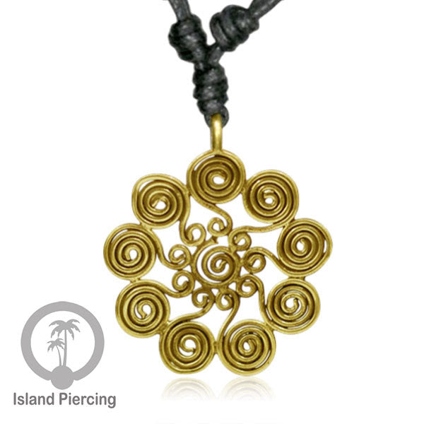 Kalung Liontin Kuningan motif yang istimewa Brass Pendant Necklace mix design