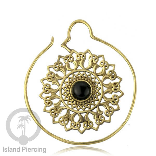 Tindik Kuningan dengan Batu, ukuran 1.2mm dan 4mm Brass Piercing Jewelry with Stone