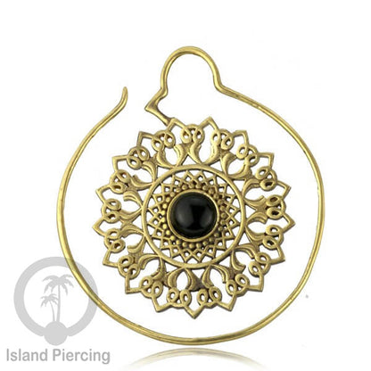 Tindik Kuningan dengan Batu, ukuran 1.2mm dan 4mm Brass Piercing Jewelry with Stone