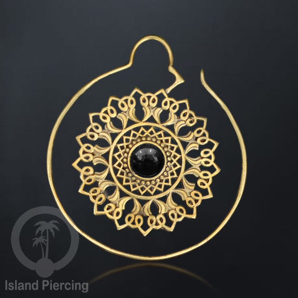 Tindik Kuningan dengan Batu, ukuran 1.2mm dan 4mm Brass Piercing Jewelry with Stone