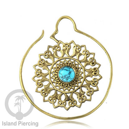 Tindik Kuningan dengan Batu, ukuran 1.2mm dan 4mm Brass Piercing Jewelry with Stone